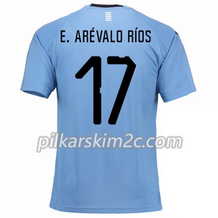 Koszulka Urugwaj E.Arevalo Rios 17 Główna Mistrzostwa Świata 2018 - Koszulki Piłkarskie